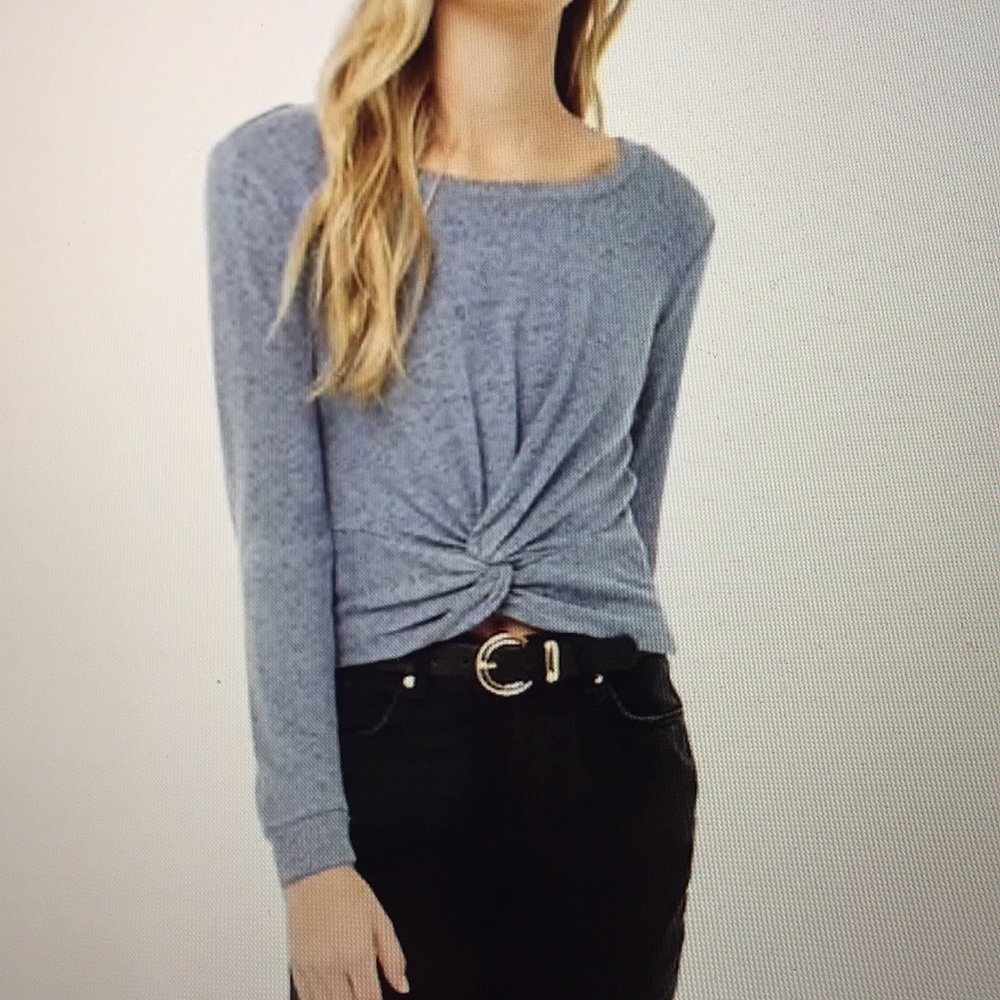 💖NWT!! MARLED TWIST-FRONT TOP - Picture 4 of 7